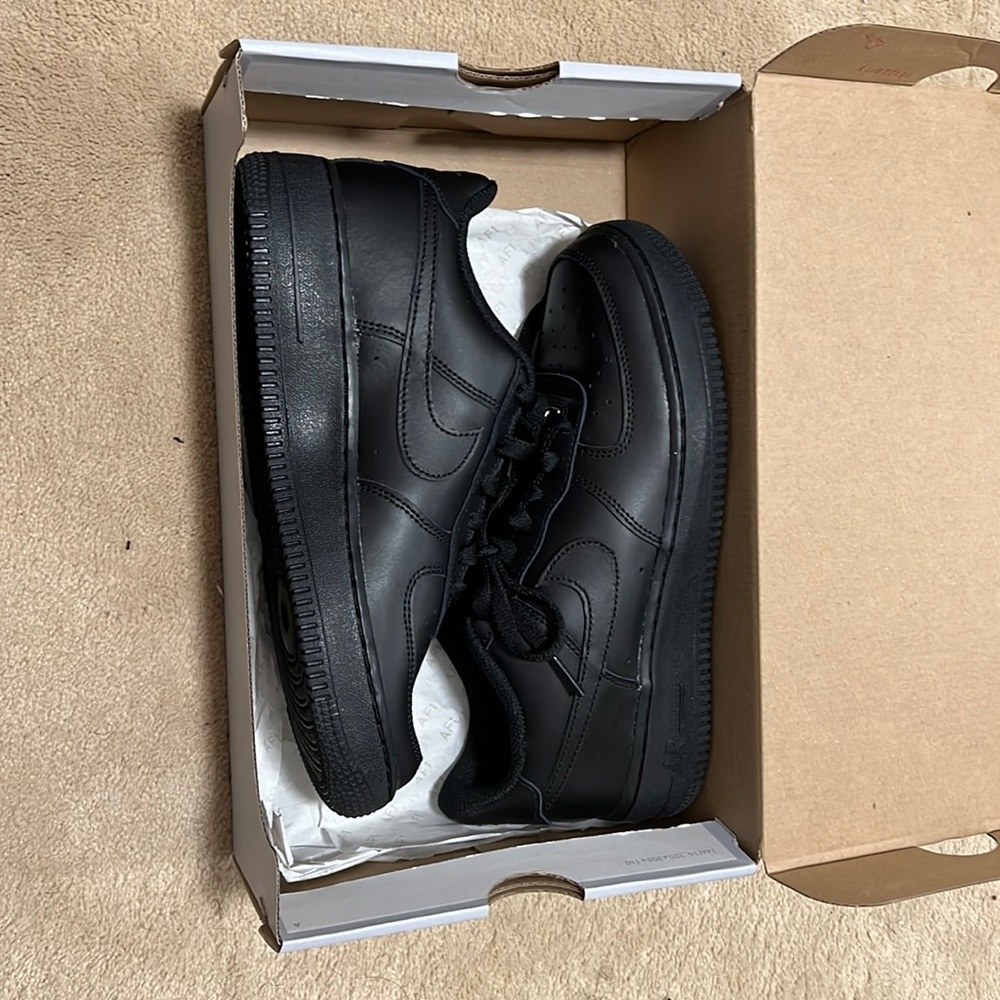 Black Air Force Ones